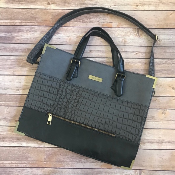 Nicole Lee Handbags - {Nicole Lee} Tote Bag Business Laptop Grays EUC